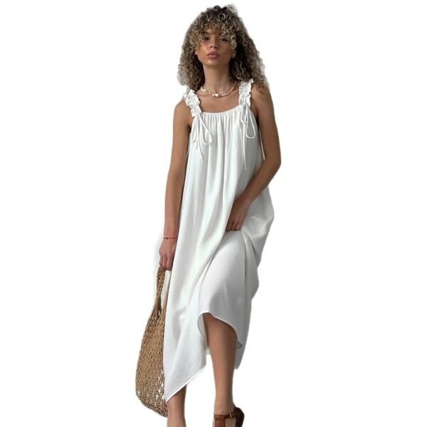 Slub cotton nightdress