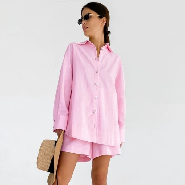 Button Down Shirt Shorts