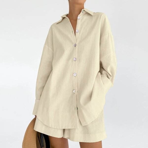 Button Down Shirt Shorts