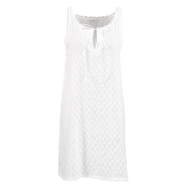 camisole breathable and soft halter lace white nightgown pinstarpajama