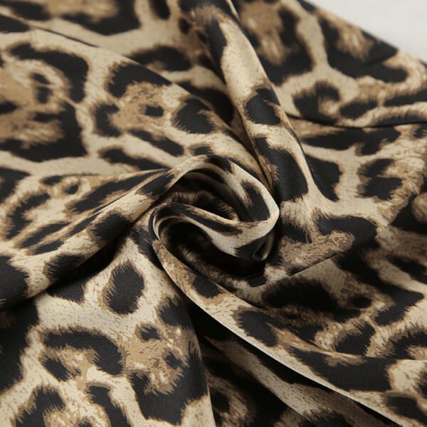leopard print off the shoulder sexy pajama set that can be worn outside