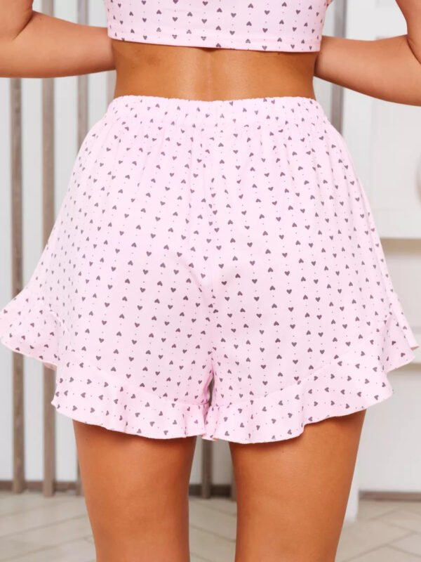 short sleeve and shorts pajama set customizable pinstarpajama