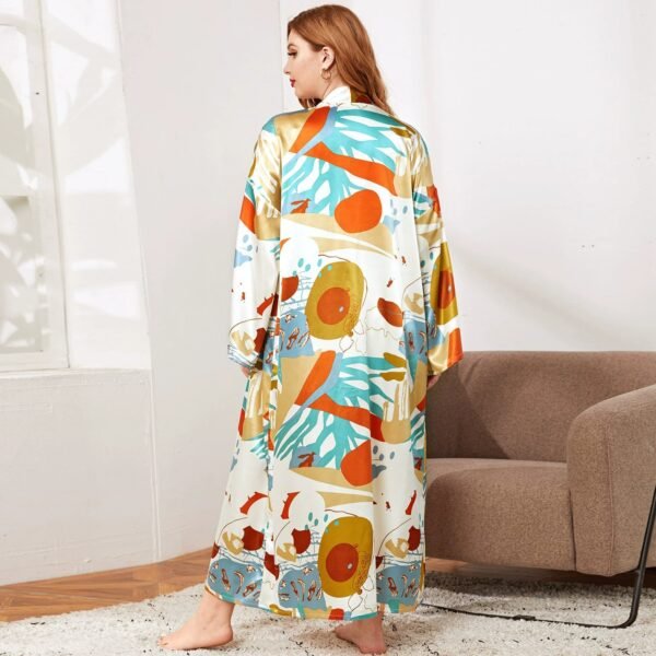plus size printed bathrobes with skin friendly fabric are customizable pinstar