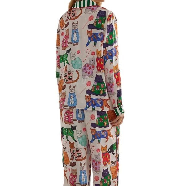holiday feast long sleeve christmas pyjamas set customized pinstar